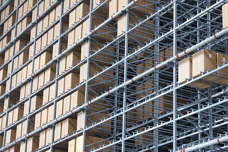 智能倉儲系統，自動出入庫